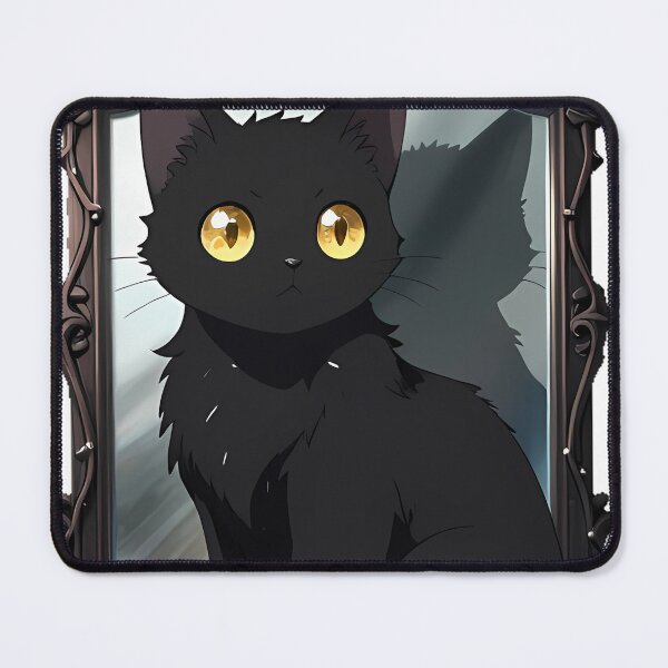 Item preview, Gothic Black Cat Gothic Mirror designed and sold by IllumeInk.