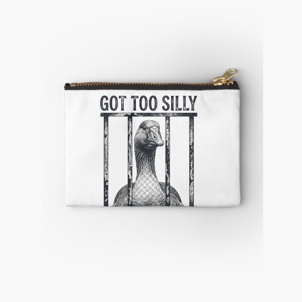 Item preview, Got Too Silly Goose In Jail Funny Vintage Retro Animal Humor designed and sold by raedattia.