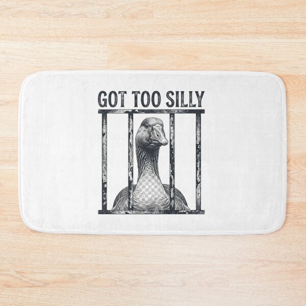Item preview, Got Too Silly Goose In Jail Funny Vintage Retro Animal Humor designed and sold by raedattia.