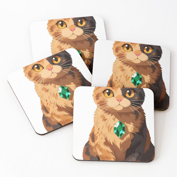 Item preview, Tortoiseshell Cat Gemstone designed and sold by pumsquare.