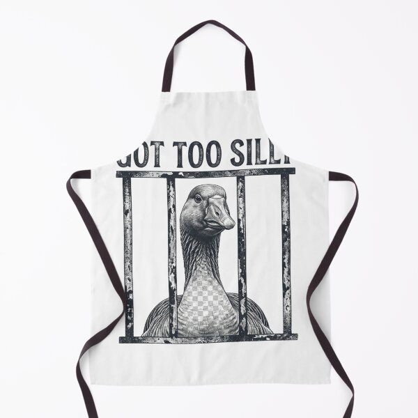 Item preview, Got Too Silly Goose In Jail Funny Vintage Retro Animal Humor designed and sold by raedattia.