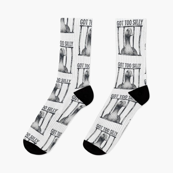 Item preview, Got Too Silly Goose In Jail Funny Vintage Retro Animal Humor designed and sold by raedattia.