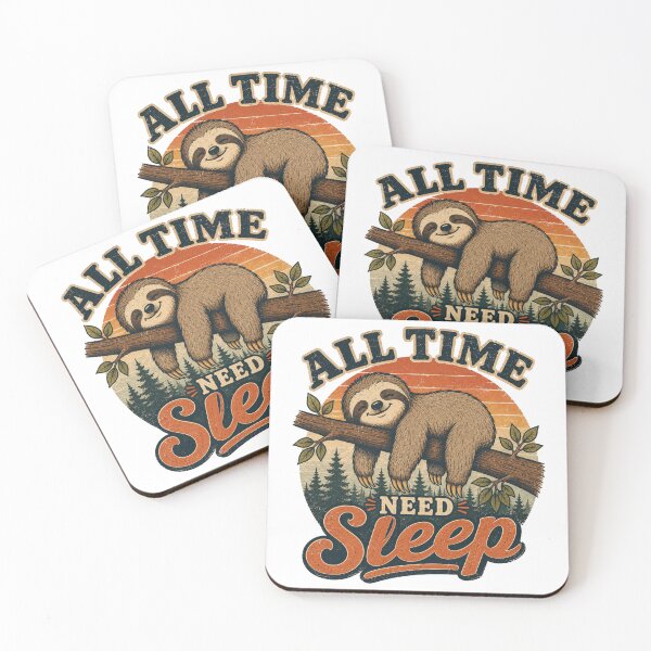 Item preview, All Time Need Sleep Sloth – Funny Vintage Retro Lazy Sloth T-Shirt Gift designed and sold by @SHINTOSARTSTORE.