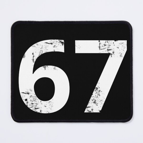Item preview, 67 Sixty Seven Logo Number Distressed designed and sold by KALEIDOSCOPE UK.