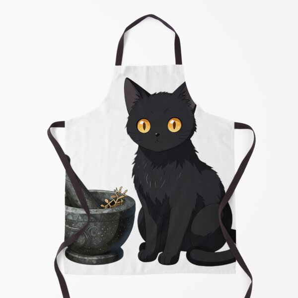 Item preview, Gothic Black Cat Mortar Pestle designed and sold by IllumeInk.