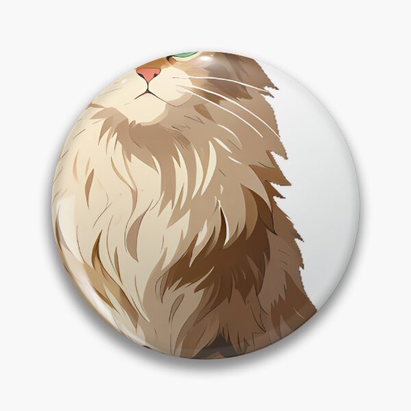 Item preview, Norwegian Forest Cat Pine Cone designed and sold by pumsquare.
