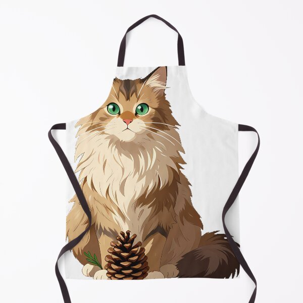 Item preview, Norwegian Forest Cat Pine Cone designed and sold by pumsquare.