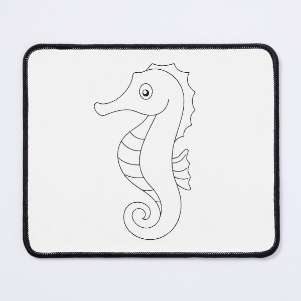 Item preview, Seahorse Friendly 1 Line Art Gift designed and sold by OneLine Studio.