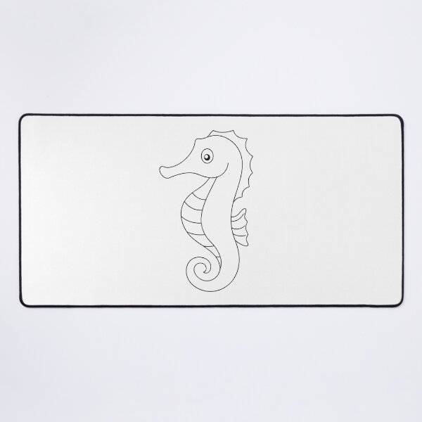 Item preview, Seahorse Friendly 1 Line Art Gift designed and sold by OneLine Studio.