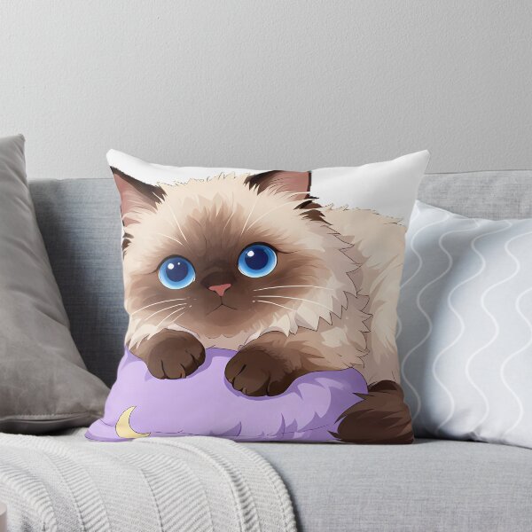 Item preview, Himalayan Cat Pillow designed and sold by pumsquare.