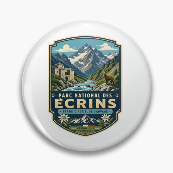 Artikelvorschau, Parc National Des Ecrins Terre D'Altitude Sauvage République Française Französische Alpen Bergwanderreisen entworfen und verkauft von Simsimah26Parks.