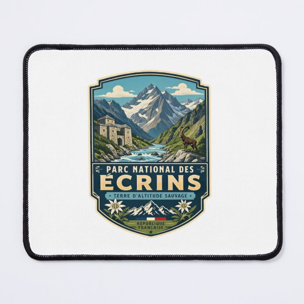 Item preview, Parc National Des Ecrins Terre D'Altitude Sauvage République Française French Alps Mountain Hiking Travel designed and sold by Simsimah26Parks.