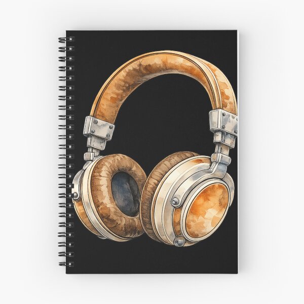 Item preview, Vintage Headphones Design | Stickers for Music Lovers | Watercolor Art designed and sold by thesmokeydogs.