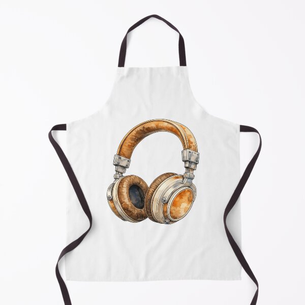 Item preview, Vintage Headphones Design | Stickers for Music Lovers | Watercolor Art designed and sold by thesmokeydogs.