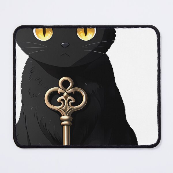 Item preview, Gothic Black Cat Skeleton Key designed and sold by IllumeInk.