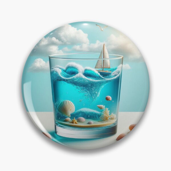 Item preview, Ocean in a glass of water designed and sold by JALNERVION SHOP.