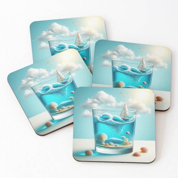 Item preview, Ocean in a glass of water designed and sold by JALNERVION SHOP.