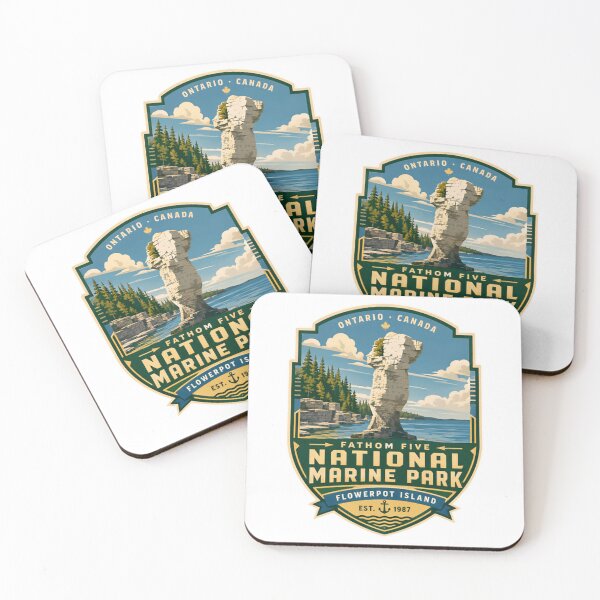 Item preview, Fathom Five National Marine Park Flowerpot Island Ontario Canada Est 1987 Travel Souvenir Vacation designed and sold by Simsimah26Parks.