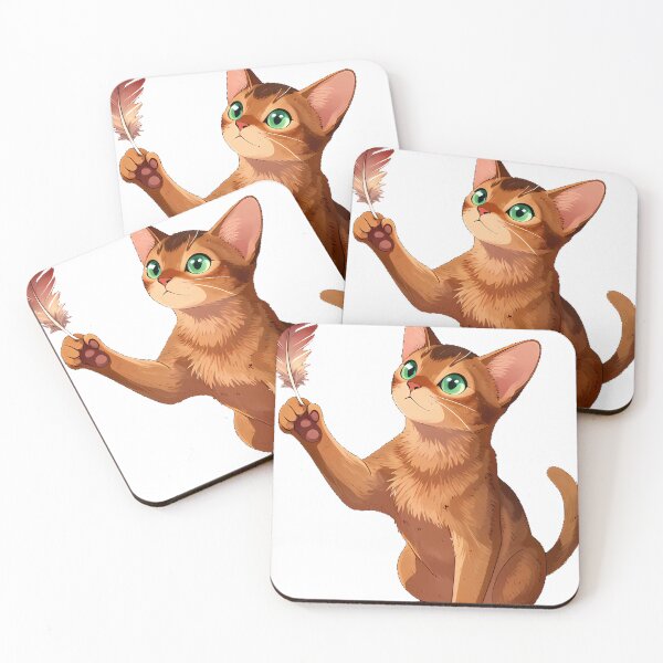 Item preview, Abyssinian Cat Feather designed and sold by pumsquare.
