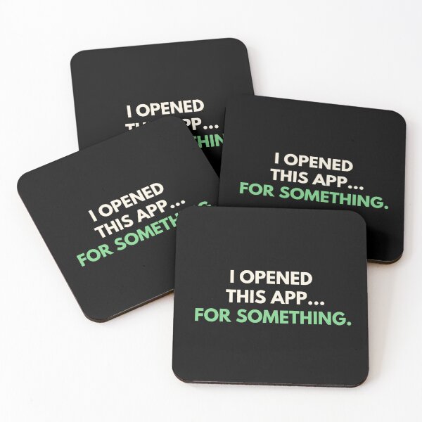 Item preview, I Opened This App... For Something. | Funny Relatable Typography T-Shirt designed and sold by TongTang.