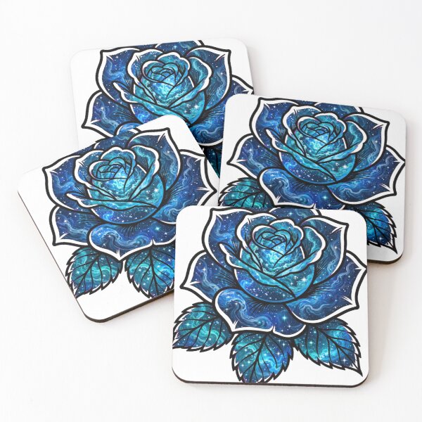 Item preview, Blue Galaxy Rose designed and sold by 303 Visionary Prints .