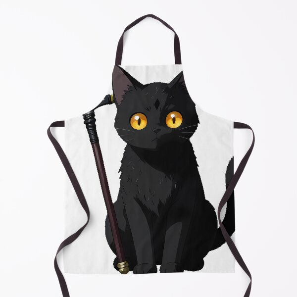 Item preview, Gothic Black Cat Scythe designed and sold by IllumeInk.