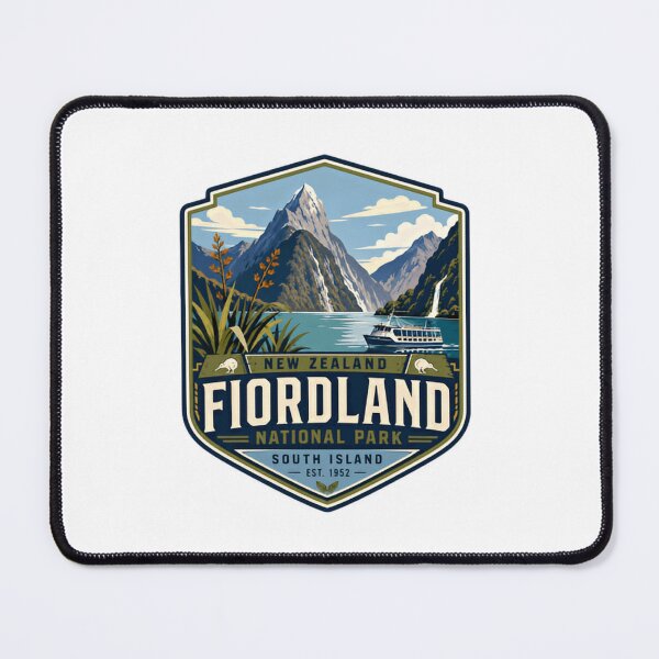 Item preview, New Zealand Fiordland National Park South Island Est. 1952 Travel Souvenir Explorer designed and sold by Simsimah26Parks.