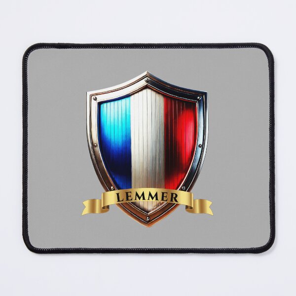 Item preview, Lemmer French Heritage Crest Shield designed and sold by Highlandkings.
