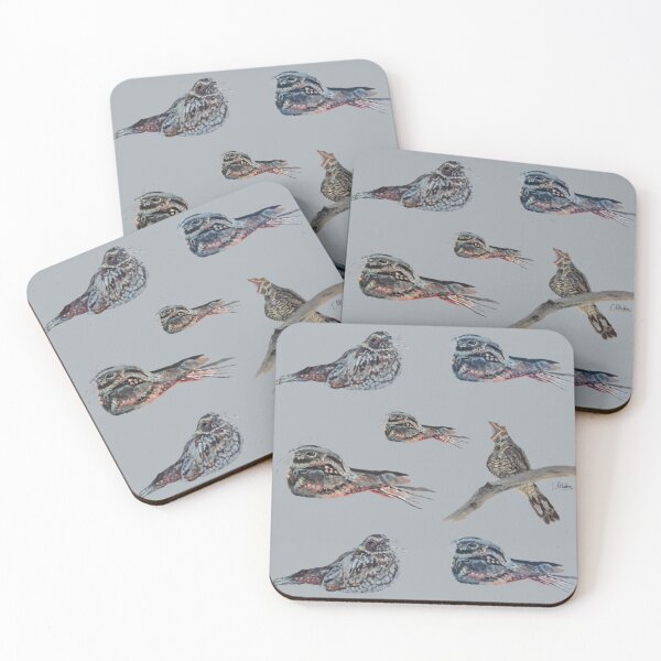 Item preview, Nightjar Print: Acrylic Painted designed and sold by Charlotte's Shop of Bird Stuff.