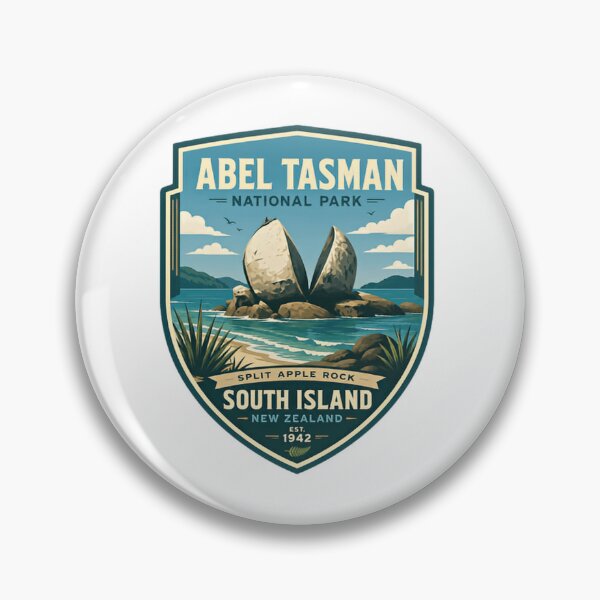 Item preview, Abel Tasman National Park Split Apple Rock South Island New Zealand Est. 1942 Travel Vacation Souvenir designed and sold by Simsimah26Parks.
