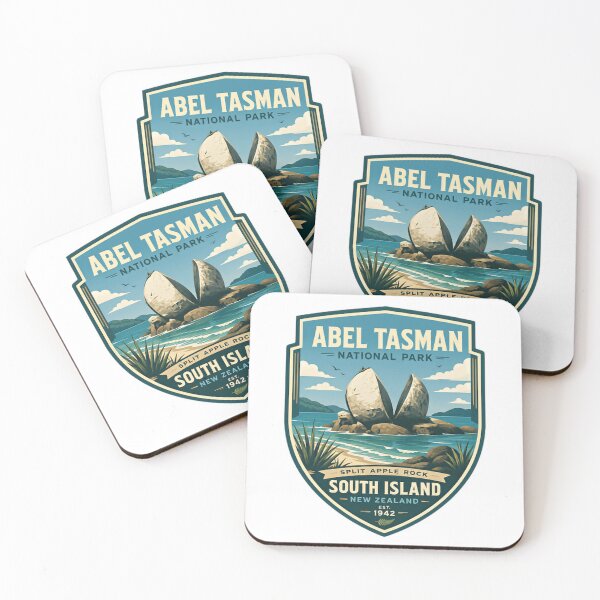 Item preview, Abel Tasman National Park Split Apple Rock South Island New Zealand Est. 1942 Travel Vacation Souvenir designed and sold by Simsimah26Parks.
