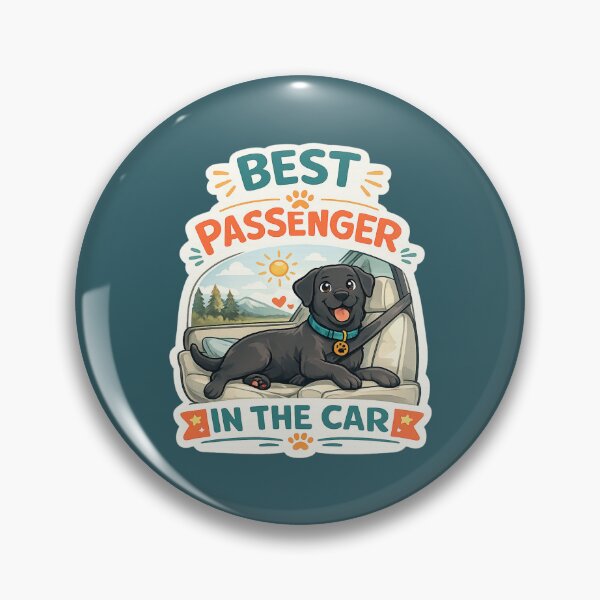 Item preview, Best Passenger Ever | Funny Black Labrador Dog Lover Gift designed and sold by Goodthingstree.