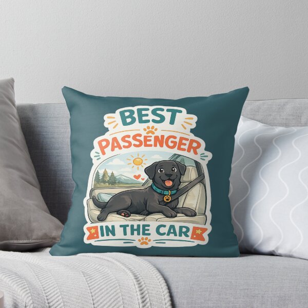Item preview, Best Passenger Ever | Funny Black Labrador Dog Lover Gift designed and sold by Goodthingstree.