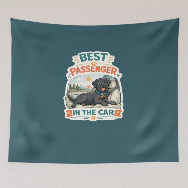 Item preview, Best Passenger Ever | Funny Black Labrador Dog Lover Gift designed and sold by Goodthingstree.
