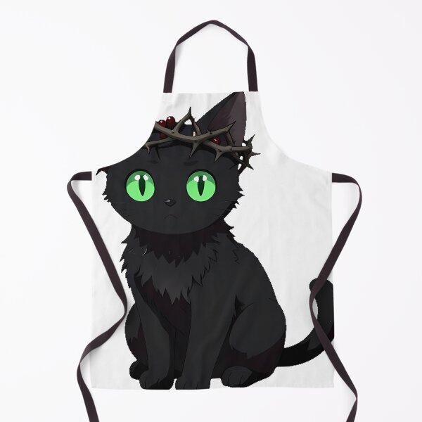 Item preview, Gothic Black Cat Crown of Thorns designed and sold by IllumeInk.