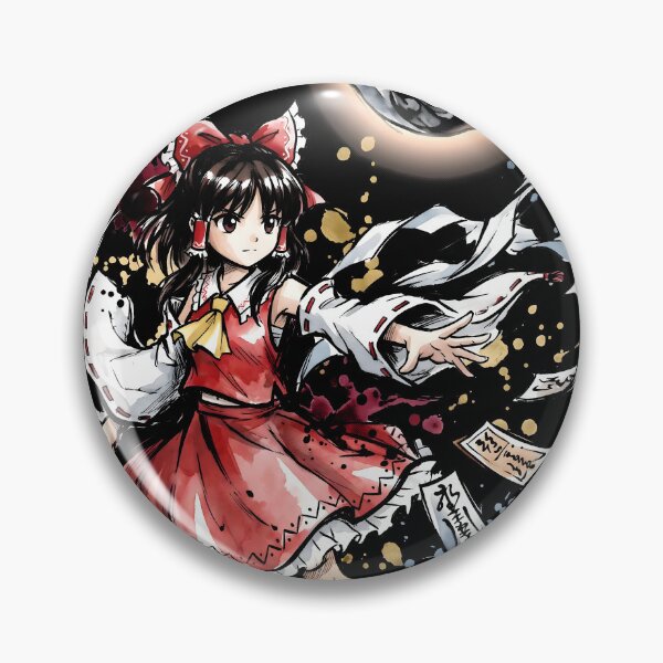 Item preview, Reimu Hakurei Touhou Project Ink Video Game Streetwear Tee designed and sold by Senpaiwaves.