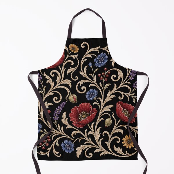 Item preview, Vintage Poppy & Cornflower Garden designed and sold by PetalGarden.