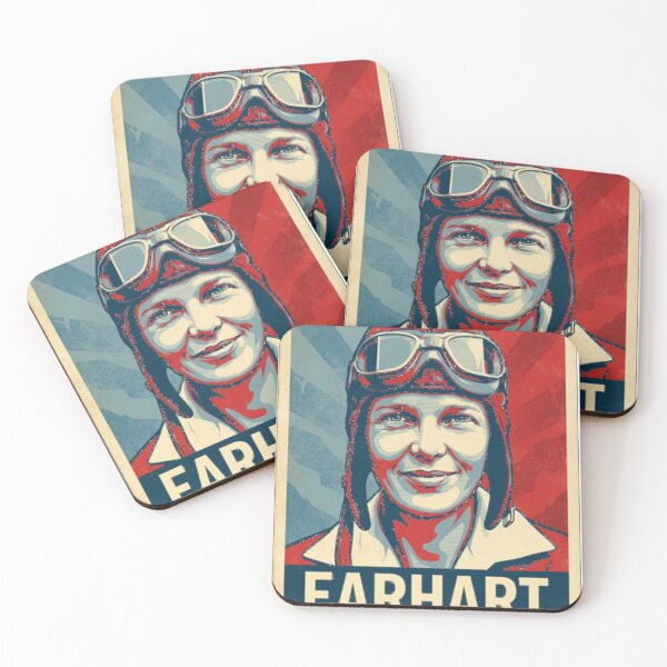 Item preview, Amelia Earhart Hope Style Retro Poster Art designed and sold by RumiZoJin.