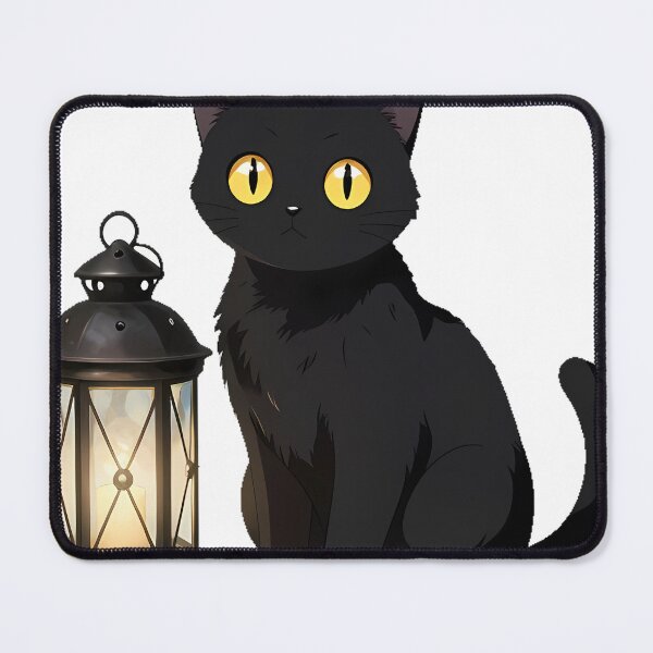 Item preview, Gothic Black Cat Lantern designed and sold by IllumeInk.