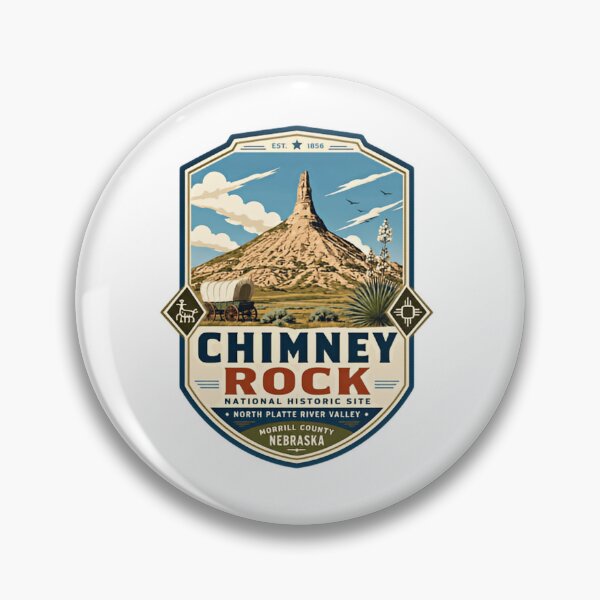 Artikelvorschau, Chimney Rock National Historic Site, Nebraska Pioneer History Landmark entworfen und verkauft von Simsimah26Parks.