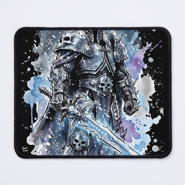 Item preview, Arthas Menethil Warcraft III Ink Gamer Graphic Tee designed and sold by Senpaiwaves.