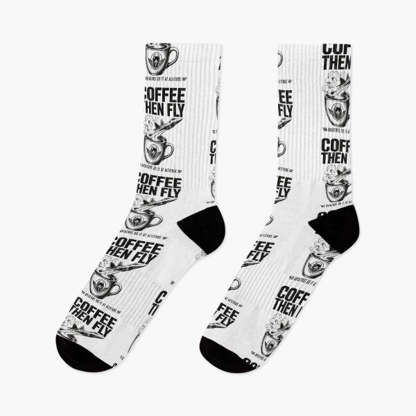 Item preview, Coffee Then Fly Fighter Pilot Design designed and sold by Jetfighter1.