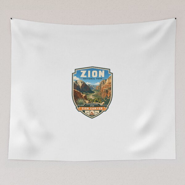 Item preview, Zion National Park Zion Canyon Southwestern Utah Hiker Traveler Visitor Vacation Souvenir designed and sold by Simsimah26Parks.