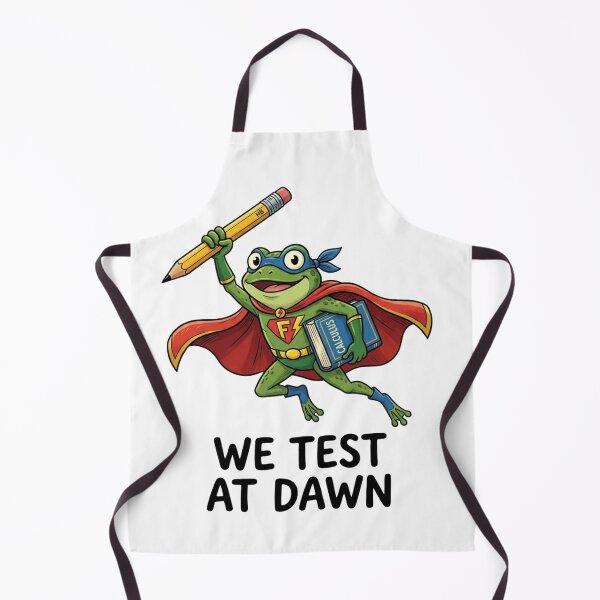 Item preview, We Test At Dawn Superhero Frog Calculus Pencil Cute Back To School designed and sold by raedattia.