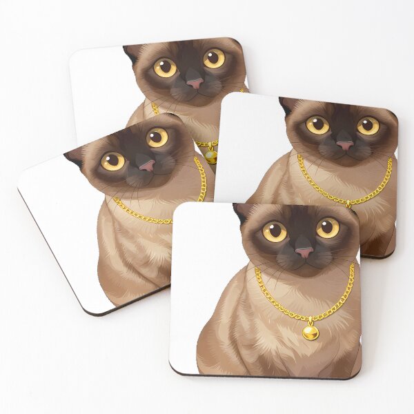 Item preview, Burmese Cat Gold Chain designed and sold by pumsquare.