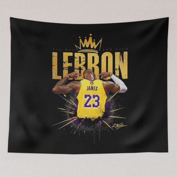 Item preview, LeBron James The King All Hail Crown Retro 90s Bootleg designed and sold by VesperaVoid.