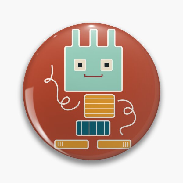 Item preview, Cute Retro Robot Character Kids Illustration designed and sold by ParadiseSh0p.