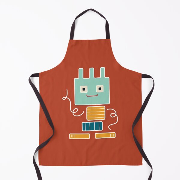 Item preview, Cute Retro Robot Character Kids Illustration designed and sold by ParadiseSh0p.