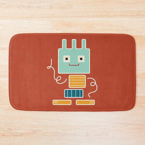 Item preview, Cute Retro Robot Character Kids Illustration designed and sold by ParadiseSh0p.