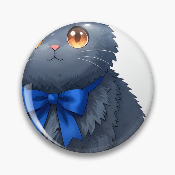 Item preview, Chartreux Cat Blue Ribbon designed and sold by pumsquare.
